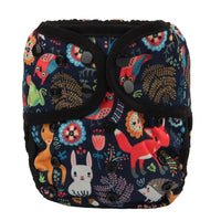 Baby Girl Pink One Size Cloth Diaper Cover Comfortable Nappy With Double Gusset Cartoon Designs Baby Boys Diapers - BIG FRENCHIES