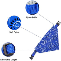 Adjustable Pet Bandana Scarf for Dogs & Cats – Stylish & Comfortable Accessory - BIG FRENCHIES