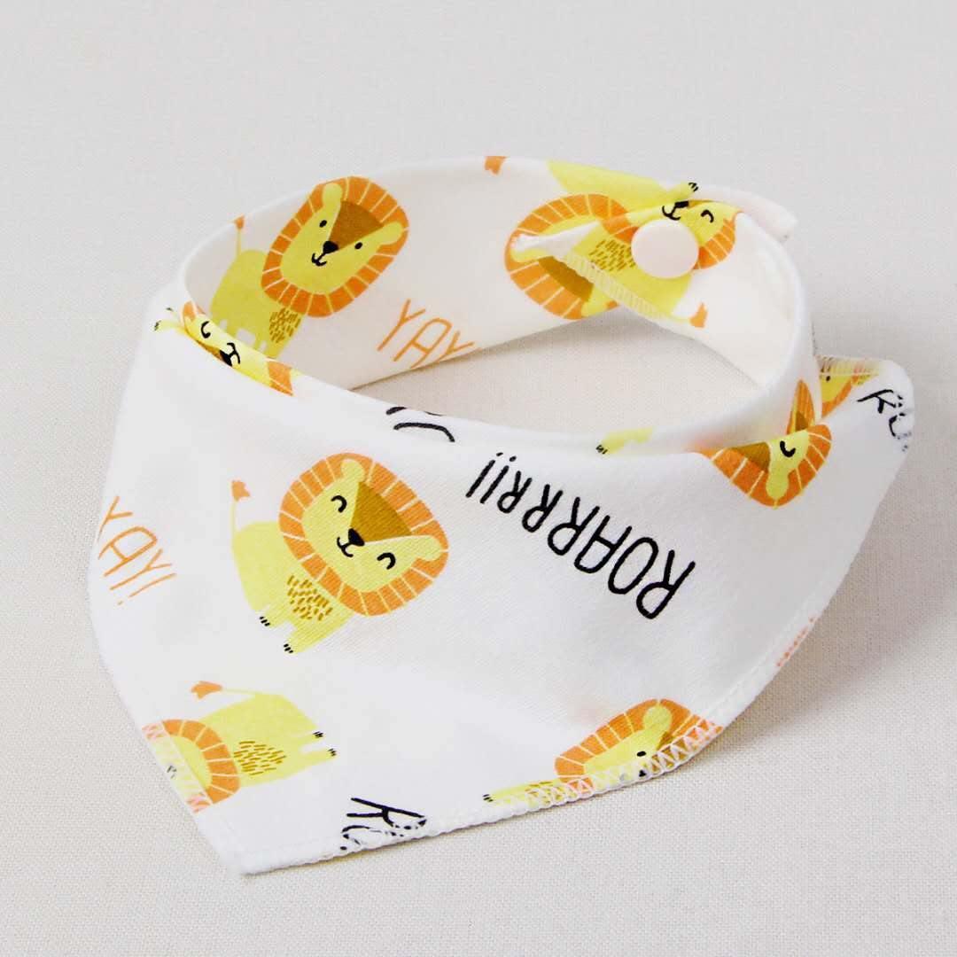 Baby Bibs Waterproof Triangle Cotton Cartoon Child Bibs Dribble Bibs Newborn Slabber Absorbent Cloth For Kids - BIG FRENCHIES