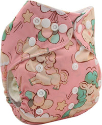 Modrn Printed Baby Pocket Cloth Diaper Nappy Reusable Adjustable Washable Nappies For Baby Boys and Baby Girls In Elegant Style - BIG FRENCHIES