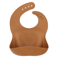 Solid Silicone Bibs Baby Feeding Saliva Towel Waterproof Soft Cloths Bandana Lightweight Infant Bibs - BIG FRENCHIES
