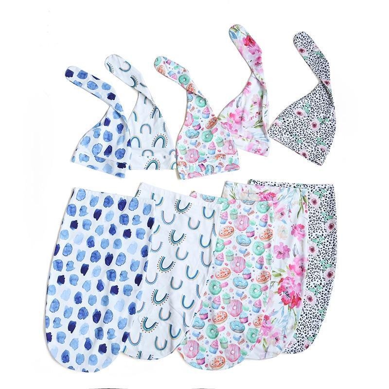 Baby Envelope Newborn Rainbow Baby Swaddle Blanket Set Cotton Swaddling Bag Sleep Sack Bedding Sleep Bag - BIG FRENCHIES