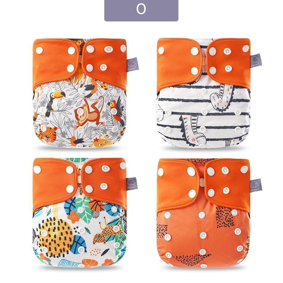 Eco-friendly Diaper Adjustable Reusable Coffee Fiber Diaper Pocket Fit Baby Nappies Pants Waterproof Nappies for Baby and Kids In Modern Design - BIG FRENCHIES