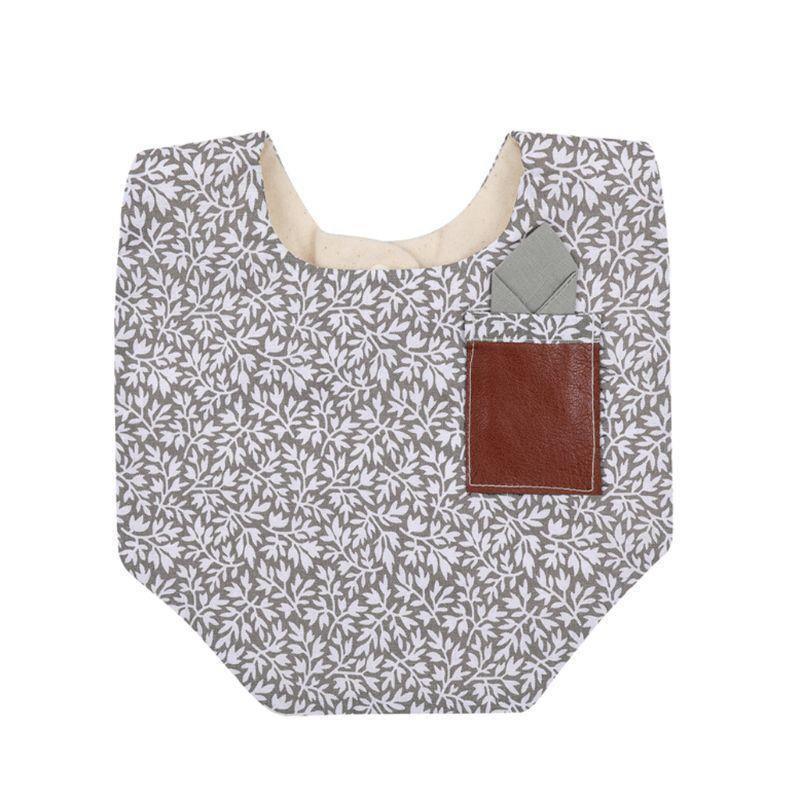 Floral Vintage Newborn Double Side Bibs Boys Girls Waterproof Linen Cotton Saliva Towel - BIG FRENCHIES
