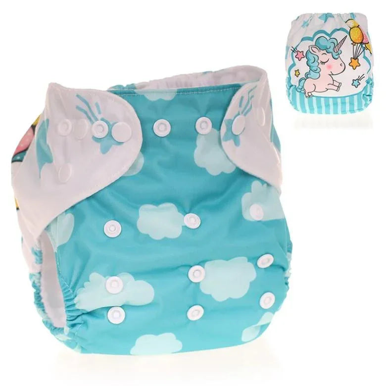 1 Piece Baby Pocket Cloth Diaper Nappy One Size Reusable Washable Comfortable Diapers For Babies - BIG FRENCHIES