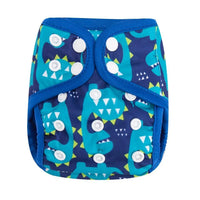 Newborn Pocket Diaper Cloth Diapers Bamboo Charcoal Inner Waterproof PUL Outer Double Gussets Nappies for Baby - BIG FRENCHIES