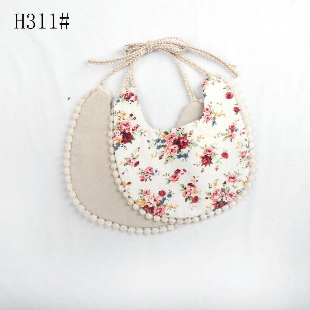 Newborn Baby Boys Girls Cute Saliva Towel Feed e Cotton Bibs Dribble Scarf For Baby Kids - BIG FRENCHIES