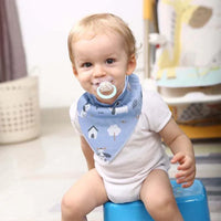 8PCS/SET Pack Baby Bandana Organic Absorbent Soft Cotton Drool Bibsfor Teething And Feeding Bib For Baby and Kids Feeding - BIG FRENCHIES