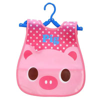 Fashion Printed Adjustable Animal Plastic Waterproof Lunch Feeding Bibs Feeding Cloth for Children In Modern Design - BIG FRENCHIES