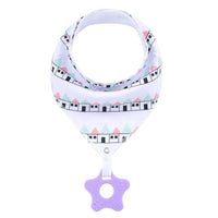 100% Organic Cotton Super Absorbent And Soft Unisex Baby Bandana Drool Bibs And Teething Toys For Newborn - BIG FRENCHIES
