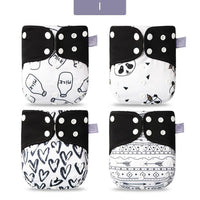 Eco-friendly Diaper Adjustable Reusable Coffee Fiber Diaper Pocket Fit Baby Nappies Pants Waterproof Nappies for Baby and Kids In Modern Design - BIG FRENCHIES