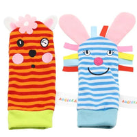 Colorful Wrist Rattles Infant Baby Kids Socks Rattle Toys Foot Socks Educational Toy High Quality Babies Gift - BIG FRENCHIES