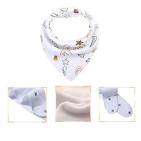 8PCS/SET Pack Baby Bandana Organic Absorbent Soft Cotton Drool Bibsfor Teething And Feeding Bib For Baby and Kids Feeding - BIG FRENCHIES