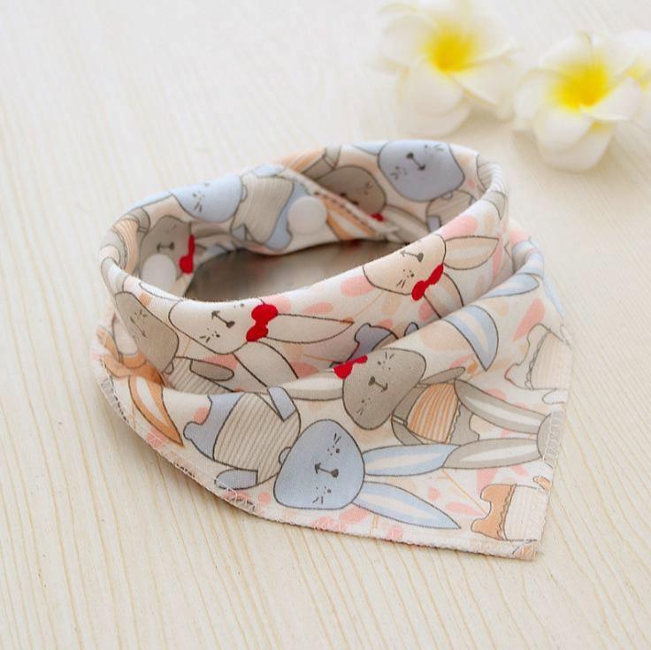 Baby Bibs Waterproof Triangle Cotton Cartoon Child Bibs Dribble Bibs Newborn Slabber Absorbent Cloth For Kids - BIG FRENCHIES