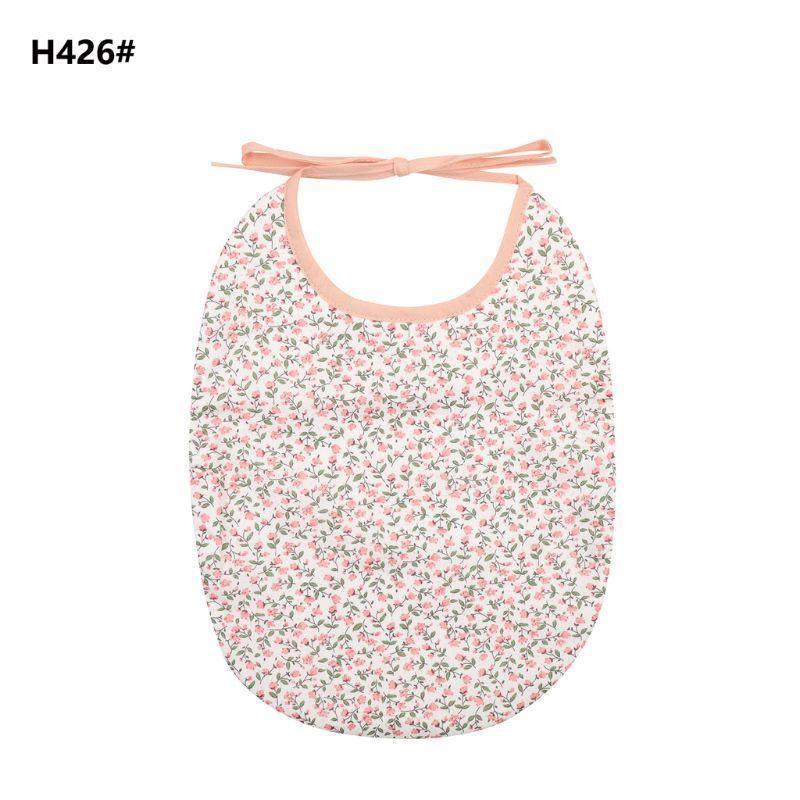 Floral Vintage Newborn Double Side Bibs Boys Girls Waterproof Linen Cotton Saliva Towel - BIG FRENCHIES
