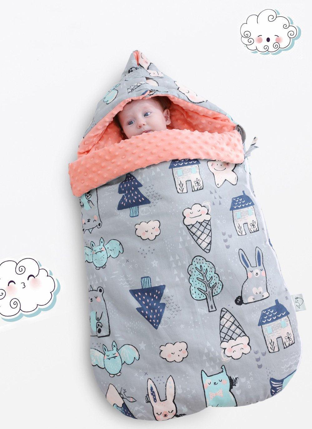 Newborn Baby Envelope Cocoon Model Sleeping Bag Infant Boy Girl Kids Sleep sack Swaddle Blanket For Baby Kids - BIG FRENCHIES