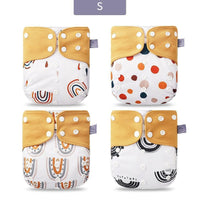 Eco-friendly Diaper Adjustable Reusable Coffee Fiber Diaper Pocket Fit Baby Nappies Pants Waterproof Nappies for Baby and Kids In Modern Design - BIG FRENCHIES