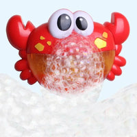Baby Bath Toys Bubble Machine Crabs Frog Music Kids Bath Toy Bathtub Soap Automatic Bubble Maker - BIG FRENCHIES
