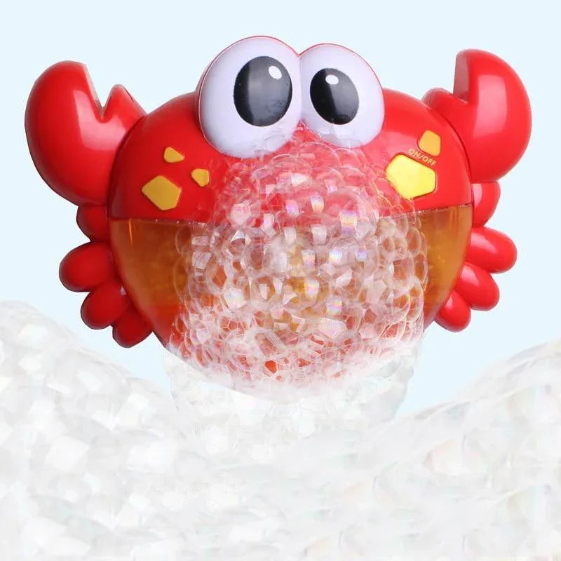 Baby Bath Toys Bubble Machine Crabs Frog Music Kids Bath Toy Bathtub Soap Automatic Bubble Maker - BIG FRENCHIES
