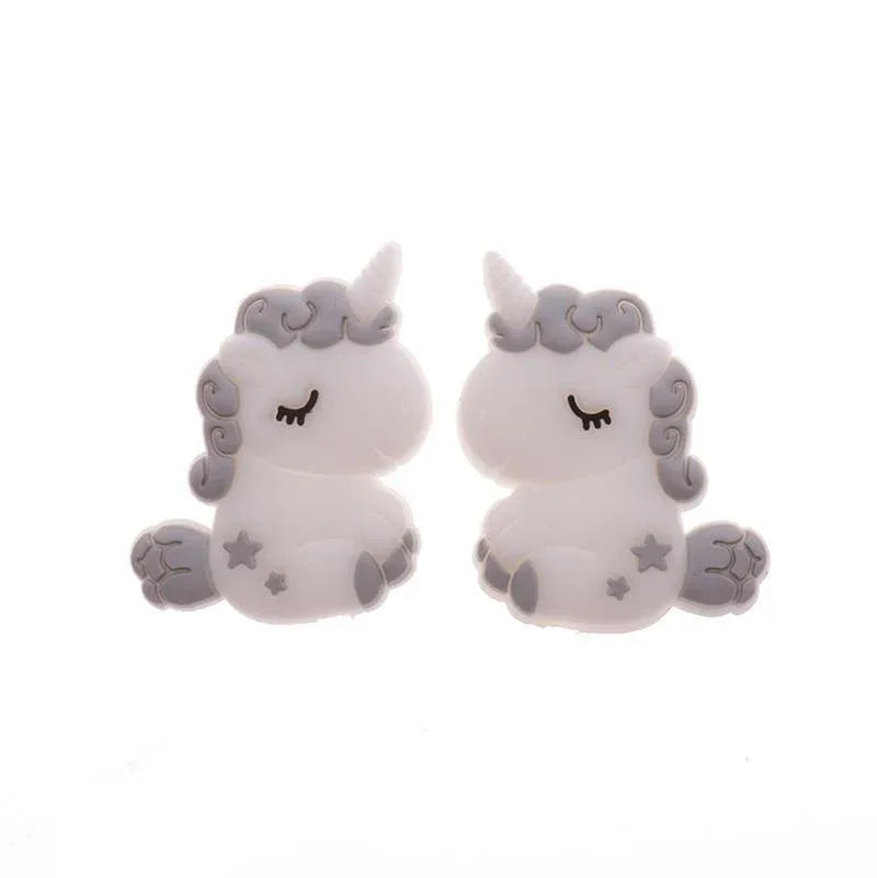 Silicone Unicorn Teether Beads Cute Cartoon Rodent BPA Free Baby Teething Toy For Baby and Kids - BIG FRENCHIES