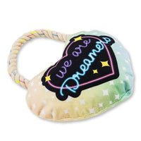 Love Heart Plush Dog Toy – with Squeaker & Crinkle Paper for Fun Play - BIG FRENCHIES