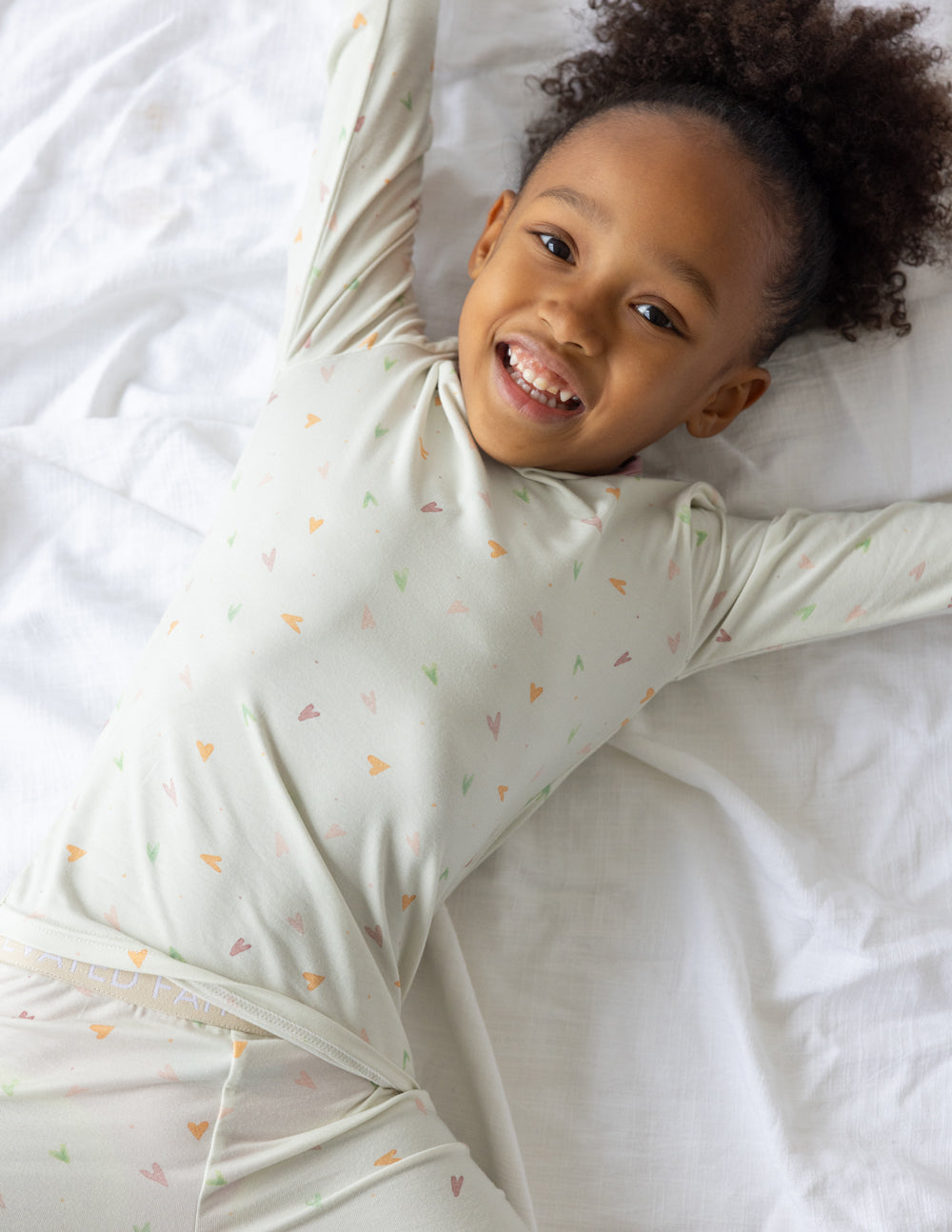 Heart Bamboo Kids Pajama Set - BIG FRENCHIES