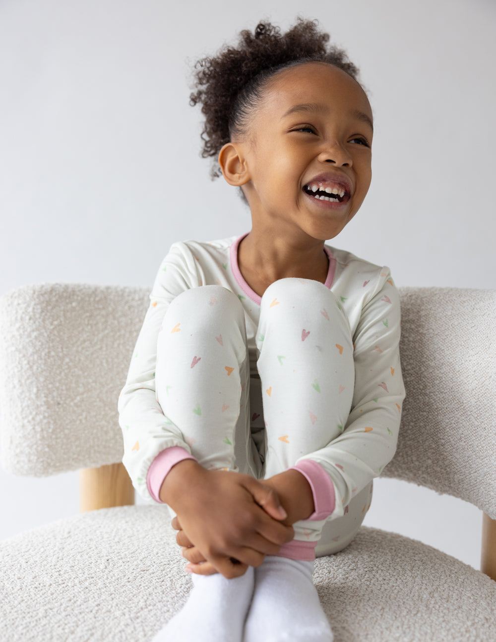 Heart Bamboo Kids Pajama Set - BIG FRENCHIES