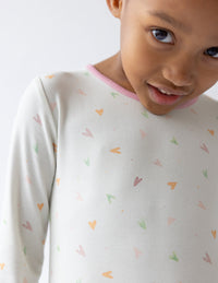 Heart Bamboo Kids Pajama Set - BIG FRENCHIES