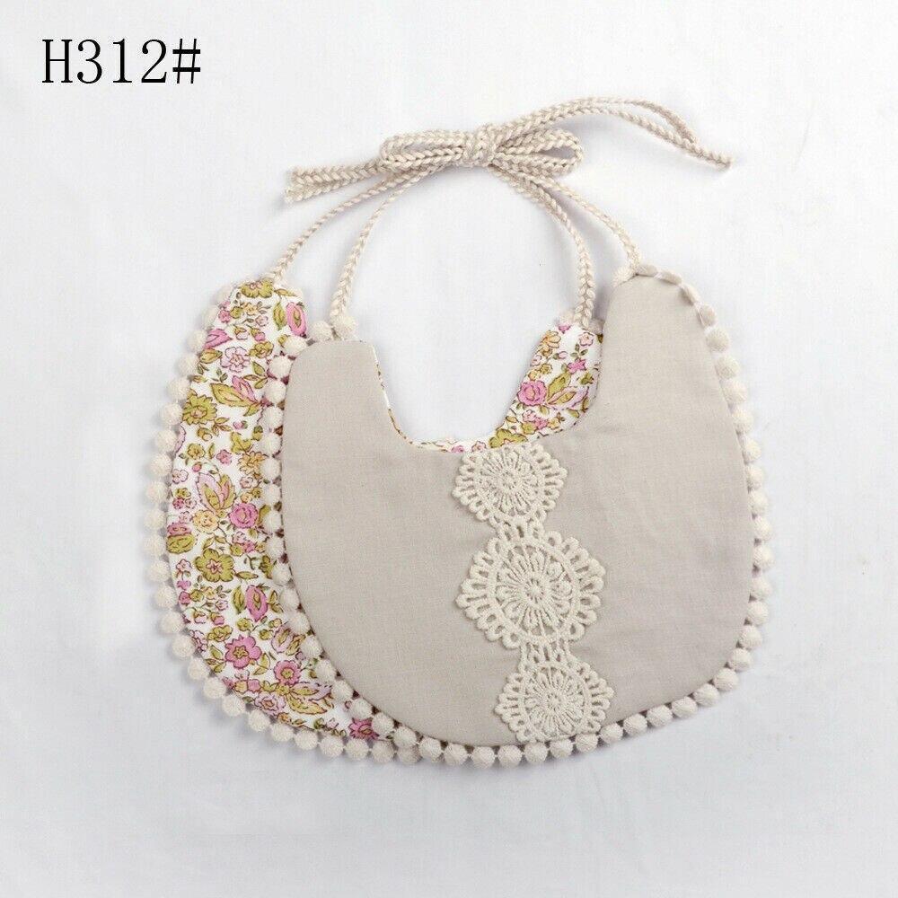 Newborn Baby Boys Girls Cute Saliva Towel Feed e Cotton Bibs Dribble Scarf For Baby Kids - BIG FRENCHIES