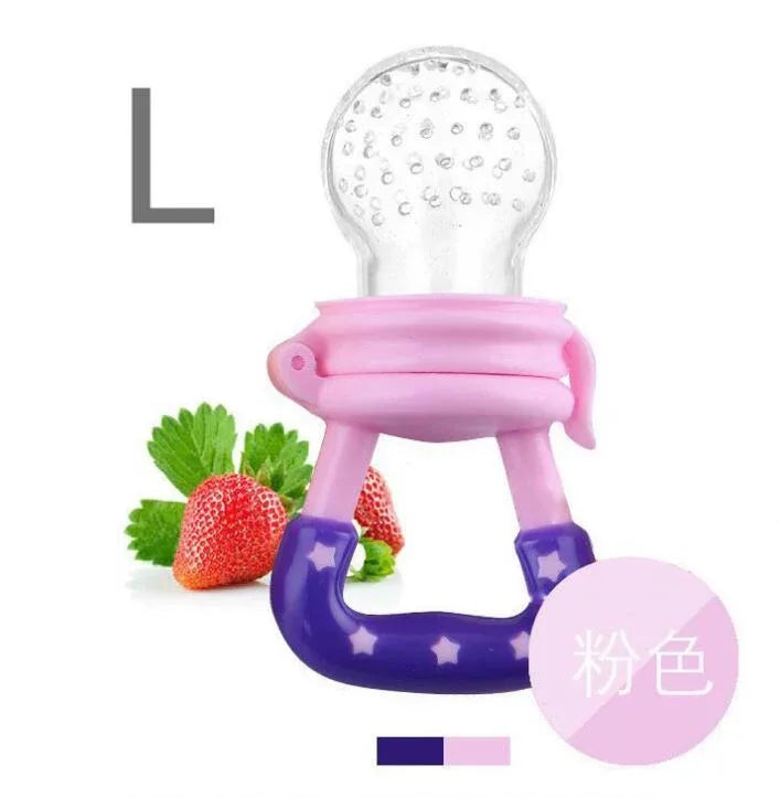 Silicone Baby Pacifier Feeder Cartoon Animal Infant Nipple Holder Newborn Fruit pacifier Tetine Silicona Nipple Bit - BIG FRENCHIES