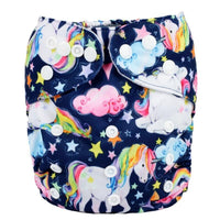 Modrn Printed Baby Pocket Cloth Diaper Nappy Reusable Adjustable Washable Nappies For Baby Boys and Baby Girls In Elegant Style - BIG FRENCHIES