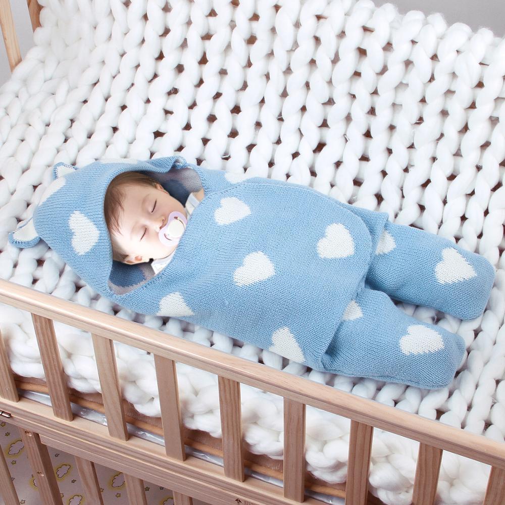 Baby Sleeping Bags Envelope Winter Warm Knitted Sleep sacks for Newborn Infant Stroller Bed Swaddle. - BIG FRENCHIES