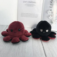 Reversible Flip Octopus Plush Stuffed Toy Soft Animal Home Accessories Cute Animal Doll Children Gifts Baby Plush Toy For Kids - BIG FRENCHIES