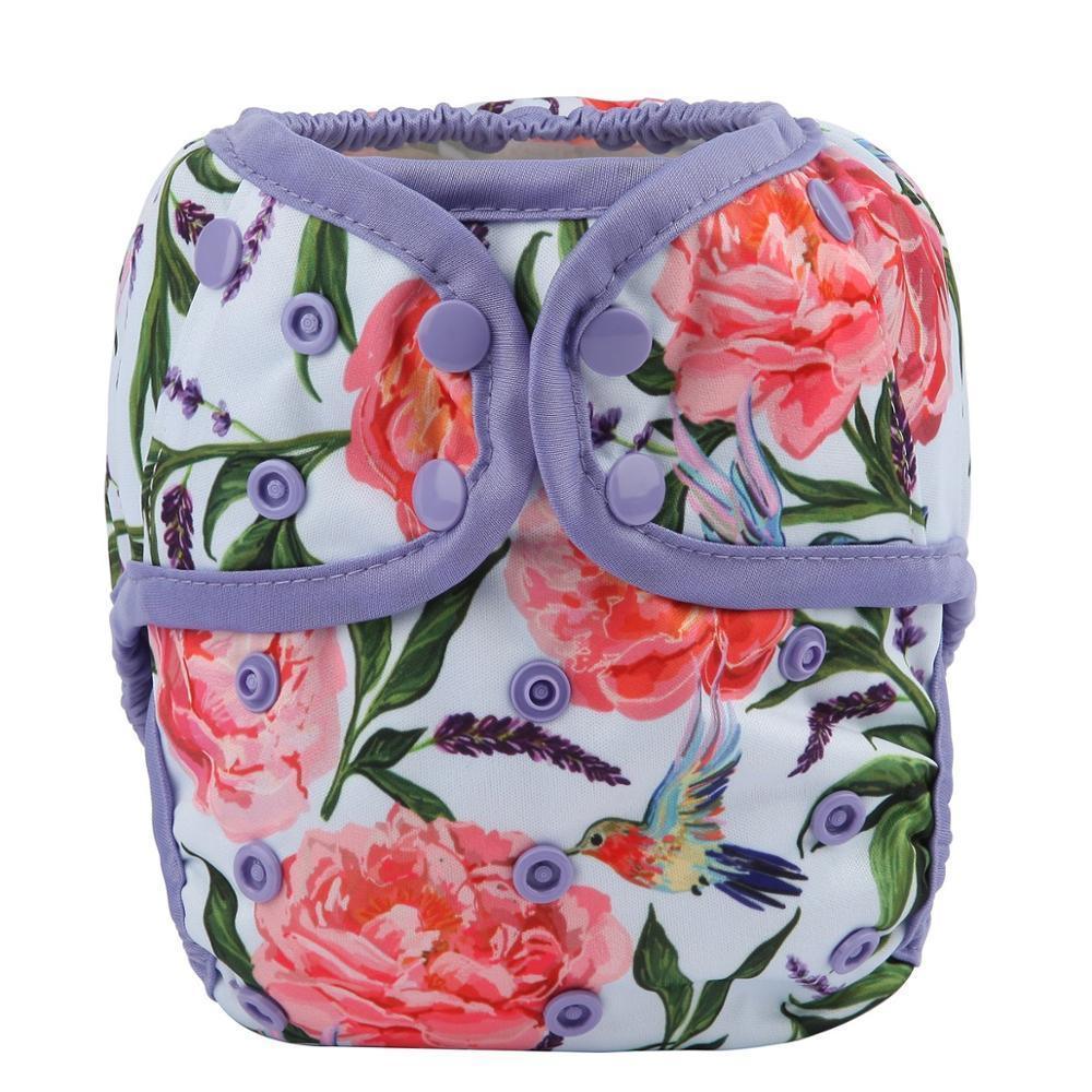 One Size Baby Cloth Diaper Cover Nappy Waterproof Double Gusset Design Adjustable Diapers For Babies - BIG FRENCHIES