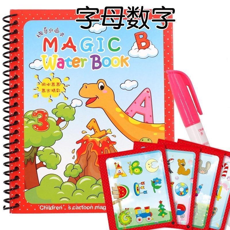 Early Education Montessori Painting Drawing Board For Kids Toys Coloring Book Doodle & Magic Pen Magic Water Drawing Book - BIG FRENCHIES