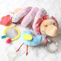 Modern Rattles Mobile Bed Baby Toys Cute Crib Stroller Spiral Newborn Educational Cartoon Animals Rattle Toy For Kids - BIG FRENCHIES