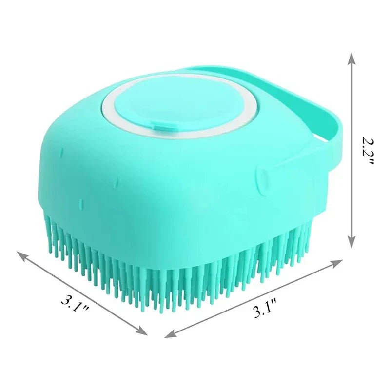 2-in-1 Pet Bath Brush – Soft Silicone Dog Cat Grooming & Massage Comb - BIG FRENCHIES
