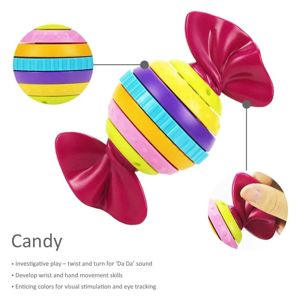 Baby Rattles Teether Shaker Grab and Spin Rattle Musical Toy Set Early Educational Toys For Baby - BIG FRENCHIES