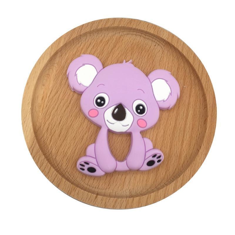 1pc Unique Baby Koala Silicone Teether Teething Chew Toy Nursing Tool Pendant Food Grade Silicone - BIG FRENCHIES