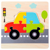 Baby Wooden 3D Tangram Puzzle – Educational Cartoon Animal Toy - BIG FRENCHIES