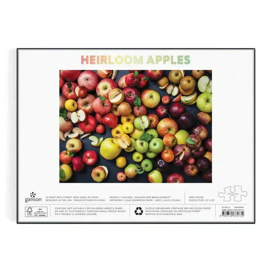 Heirloom Apples 1000 Piece Jigsaw Puzzle Galison - BIG FRENCHIES