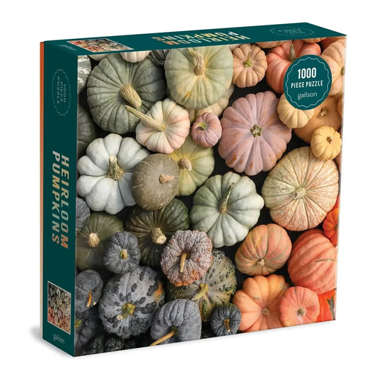 Heirloom Pumpkins 1000 Piece Jigsaw Puzzle Galison - BIG FRENCHIES