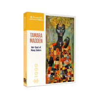 Her Coat of Many Colors 1000 Piece Jigsaw Puzzle Pomegranate