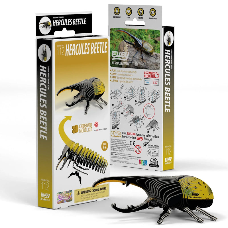 Hercules Beetle 3D Cardboard Model Kit Eugy - BIG FRENCHIES
