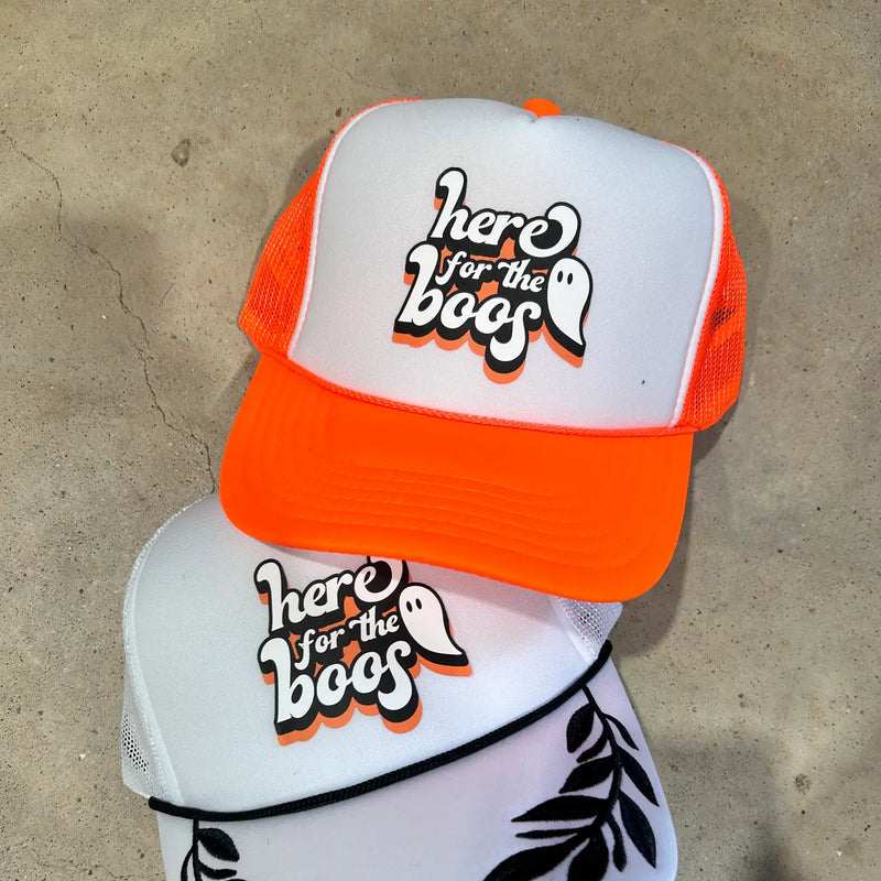 Here for the Boos Trucker Hat - BIG FRENCHIES
