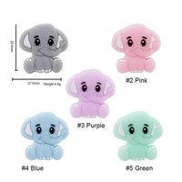 5PCS/SET Silicone Animal Beads BPA Free Baby Teething Beads Toy For Pacifier Clips New Born Silicone Rodent Tiny Rod Baby Teether For Baby Kids - BIG FRENCHIES