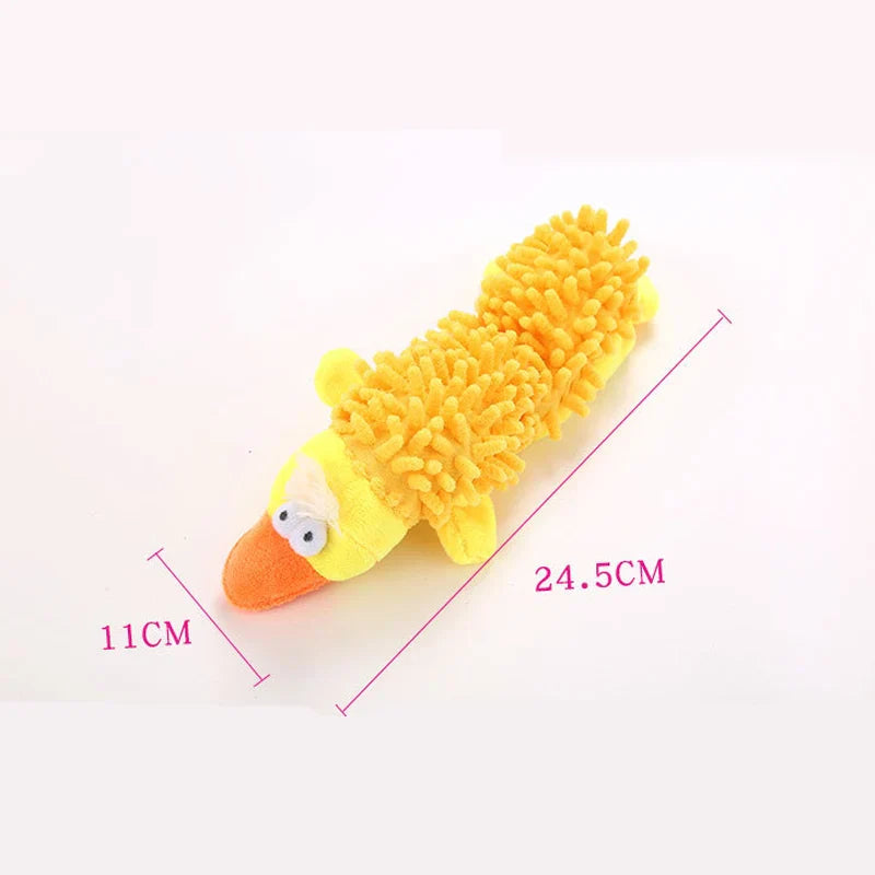Durable Squeaky Dog Plush Toy – Animal Shape Chew Toy for Small Dogs & Puppies - BIG FRENCHIES