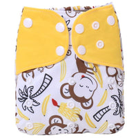 1Pcs Reusable Cloth Diaper Adjustable Baby Nappies Washable Nappy Durable Baby Diaper - BIG FRENCHIES
