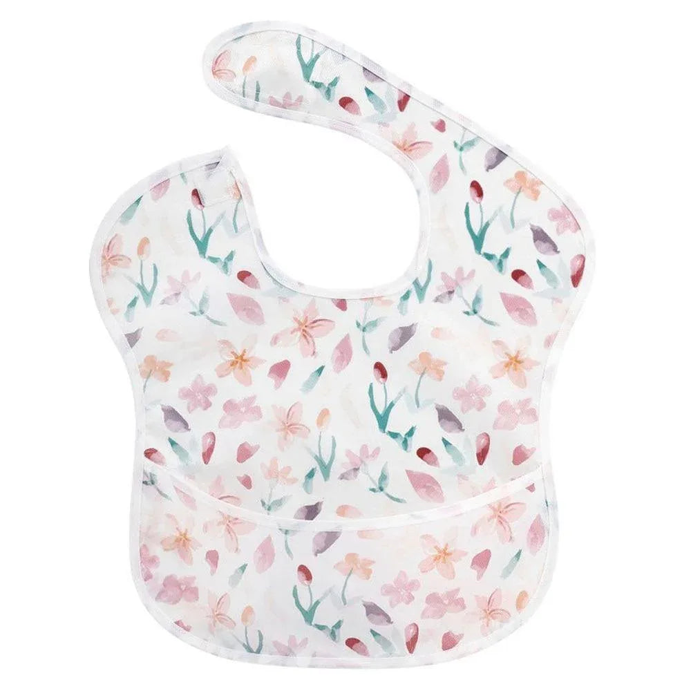 Waterproof Baby Bibs Polyester TPU Feeding Bibs Washable Baby Bibs with Food Catcher For Kids - BIG FRENCHIES