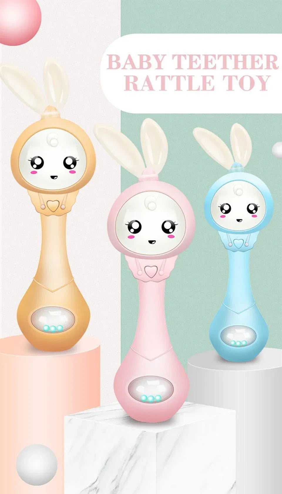 Baby Music Teether Rattle Toy For Child Education Kids Bed Bell Newborn Stroller Infant Baby Toys - BIG FRENCHIES